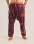 Harem pants with elastic on the waist and drawstring